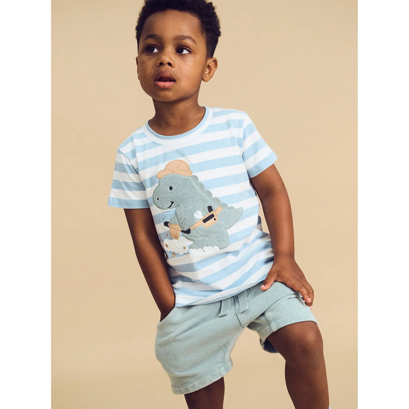 Huxbaby Slouch Short Washed Jalapeño in Green