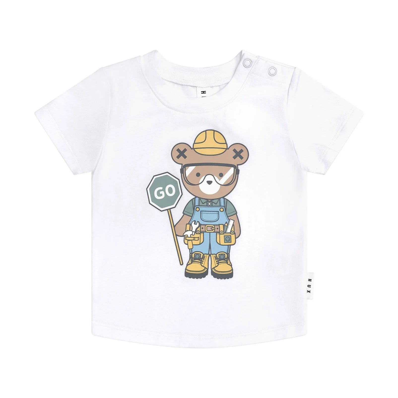 Huxbaby Roadworks Hux T-Shirt in White