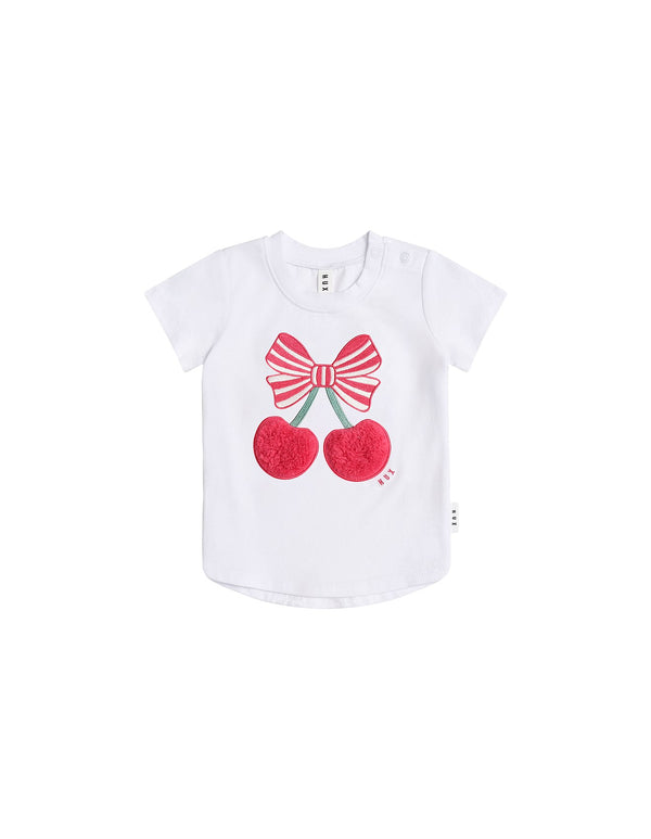 Huxbaby cherry pie t shirt in white