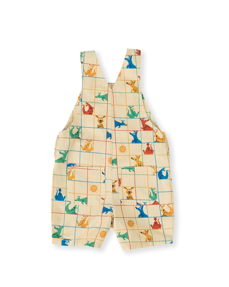 Goldie & Ace hopscotch  burton short leg denim overalls