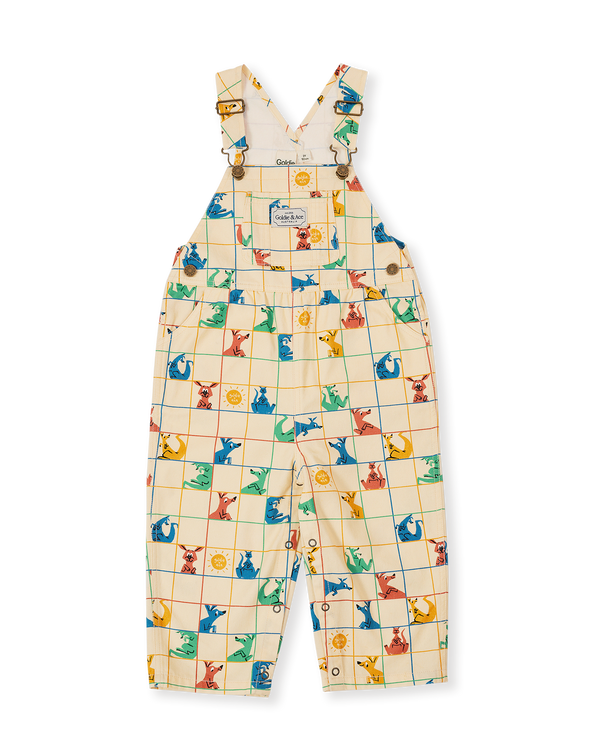 Goldie & Ace hopscotch Austin long leg denim overalls