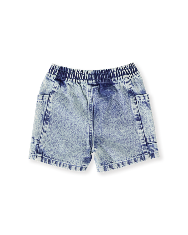 Goldie & Ace Noah denim pocket shorts light denim
