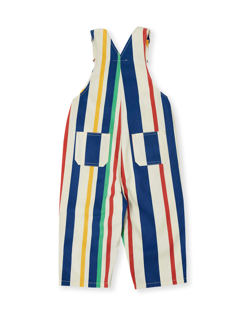 Goldie & Ace 90’s bold stripe Austin denim overalls
