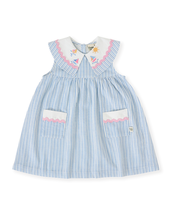 Goldie & Ace sailor stripe Lucy collared dress