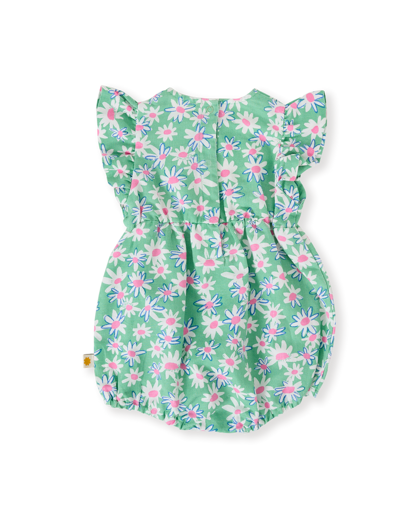 Goldie + Ace daisy patch Lani romper