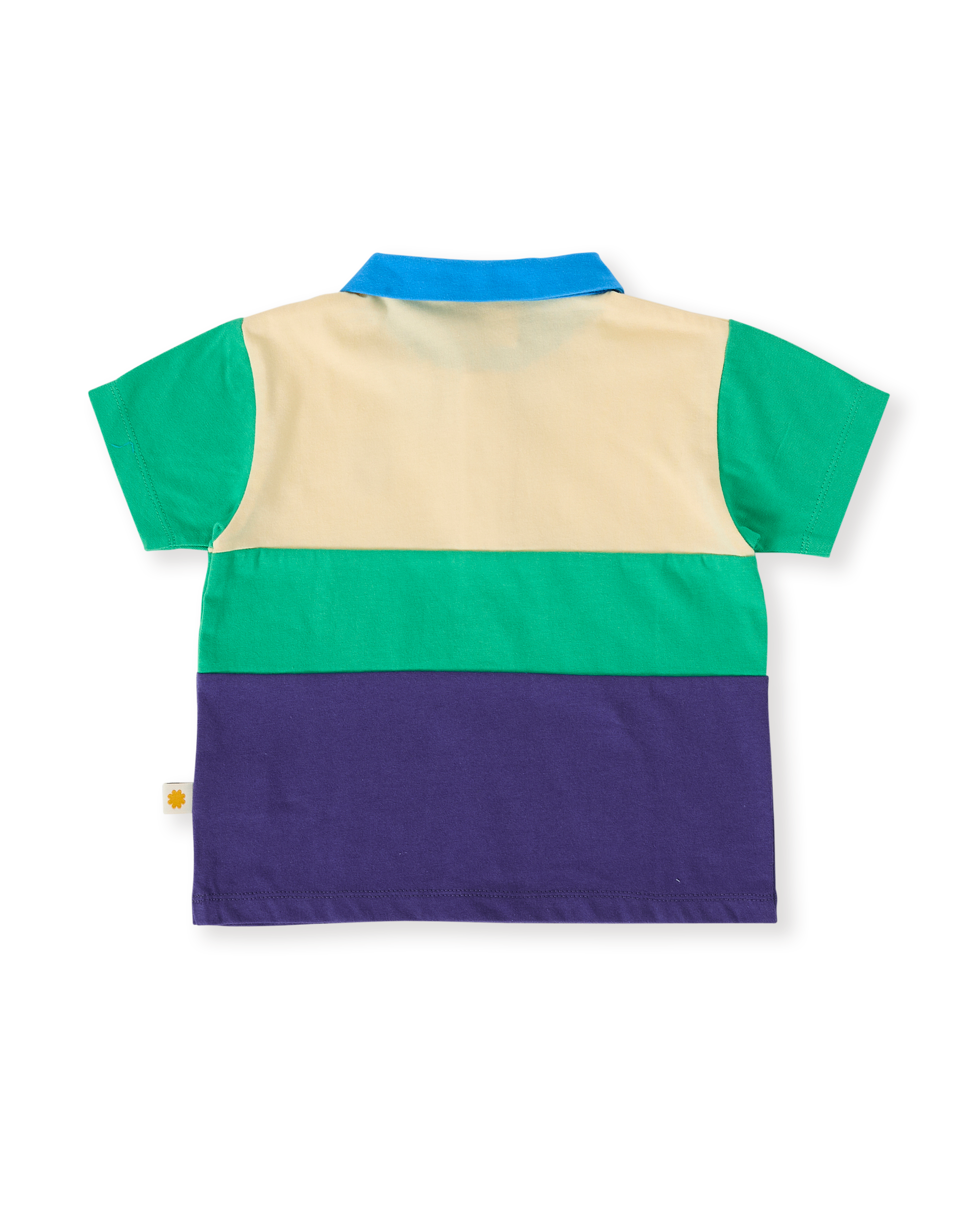Goldie + Ace Lewis colour block polo shirt