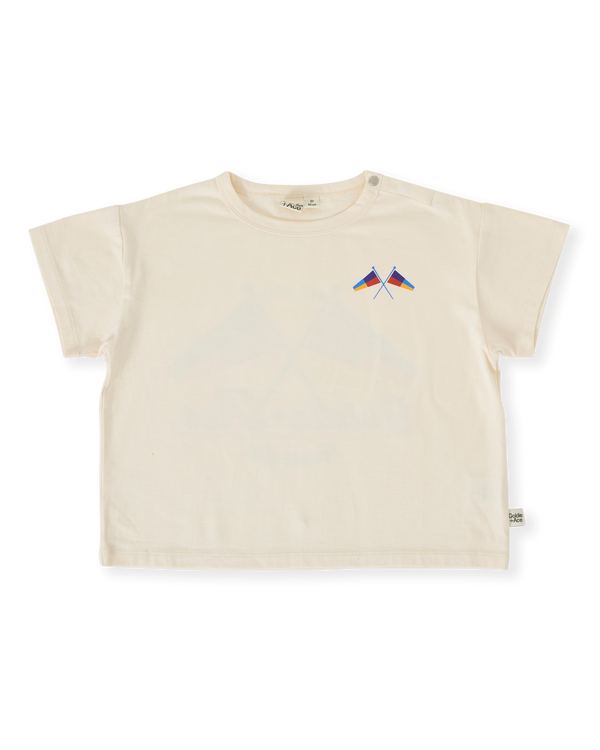 Goldie + Ace Nautical flag oversized t-shirt
