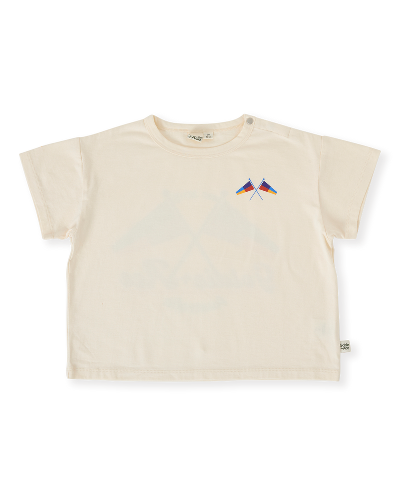 Goldie + Ace Nautical flag oversized t-shirt