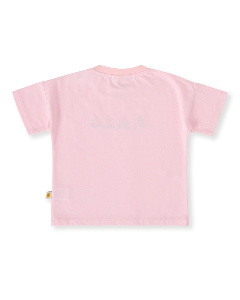 Goldie + Ace seaside sailing t-shirt in pink