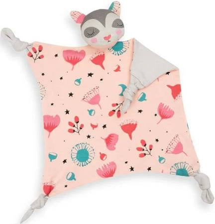 Kippins Organic Cotton Cuddle Blankie - Floss