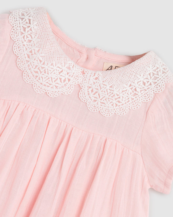 Alex & Ant Adele Baby Dress in Petal Pink