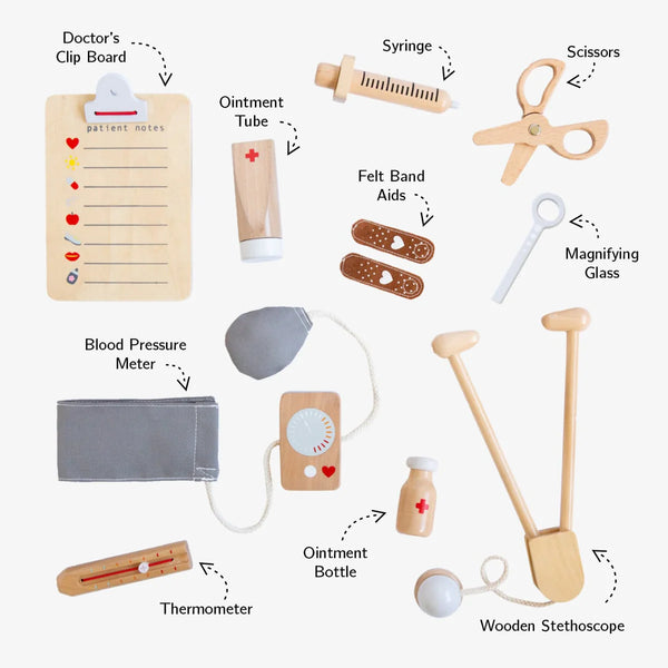 Make me iconic wooden doctors kit