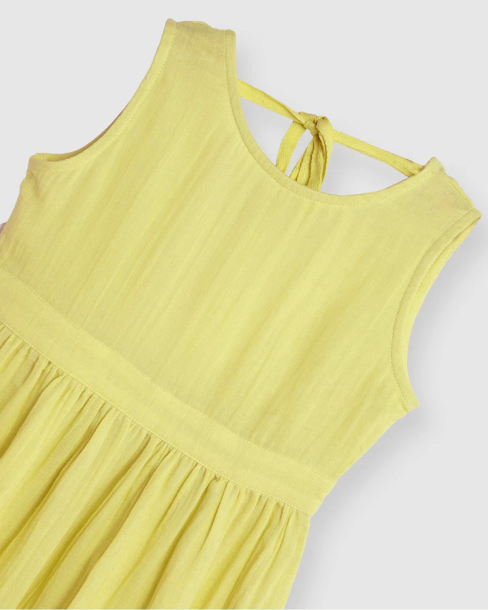 Alex & Ant Peony Dress Yellow in Yellow