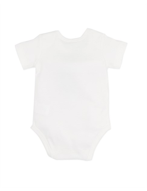 Bebe Morgan Teddy Bodysuit Cloud in White