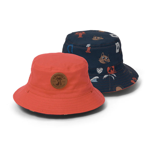 Crywolf reversible bucket hat in lucky days