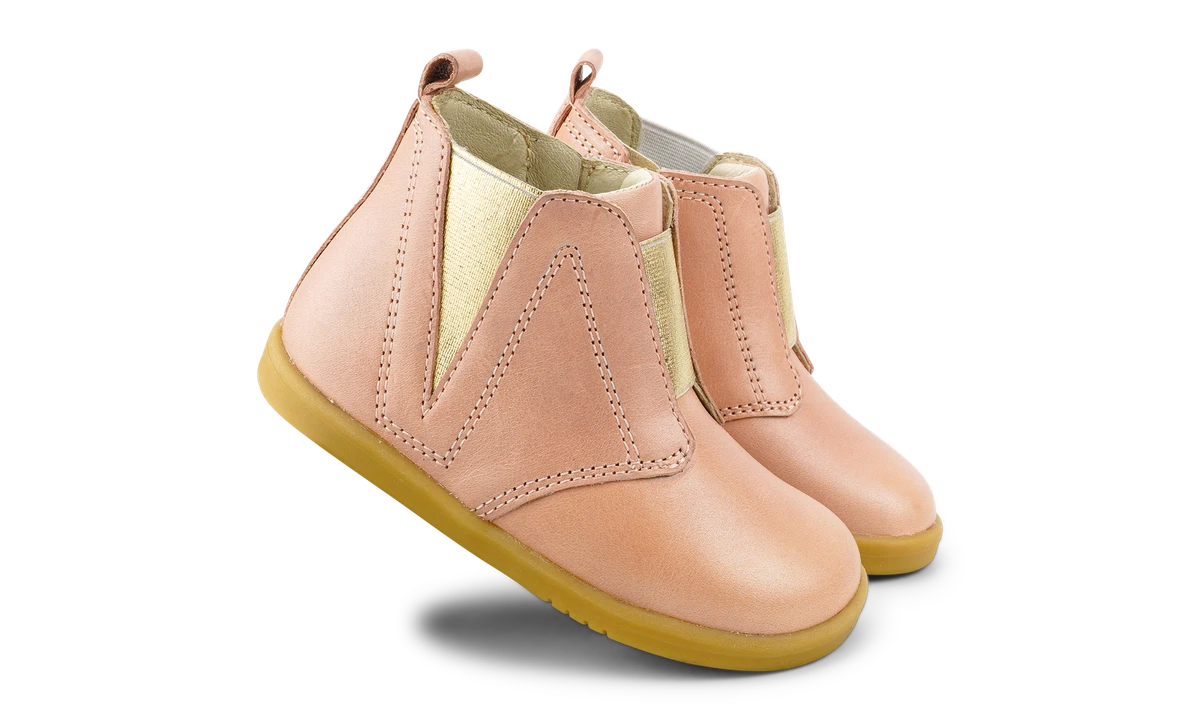 Bobux I Walk & Kid+ Signet boots dusk pearl in pink