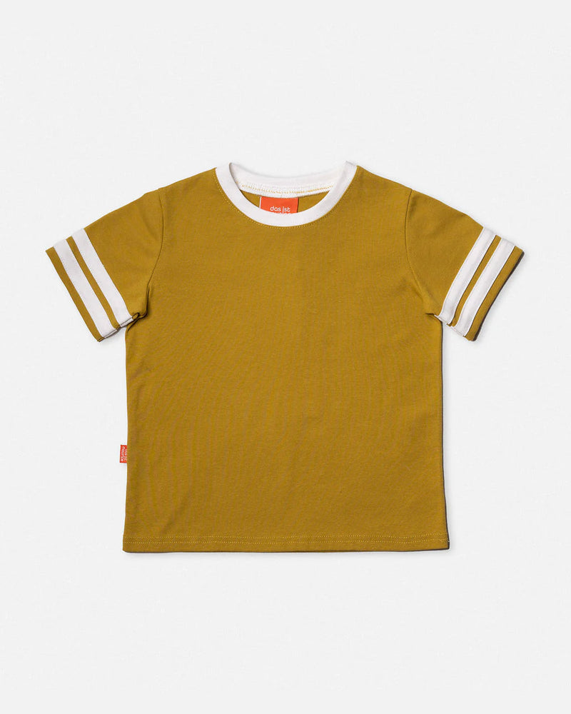 Das Ist Maurice t-shirt in Khaki stripes