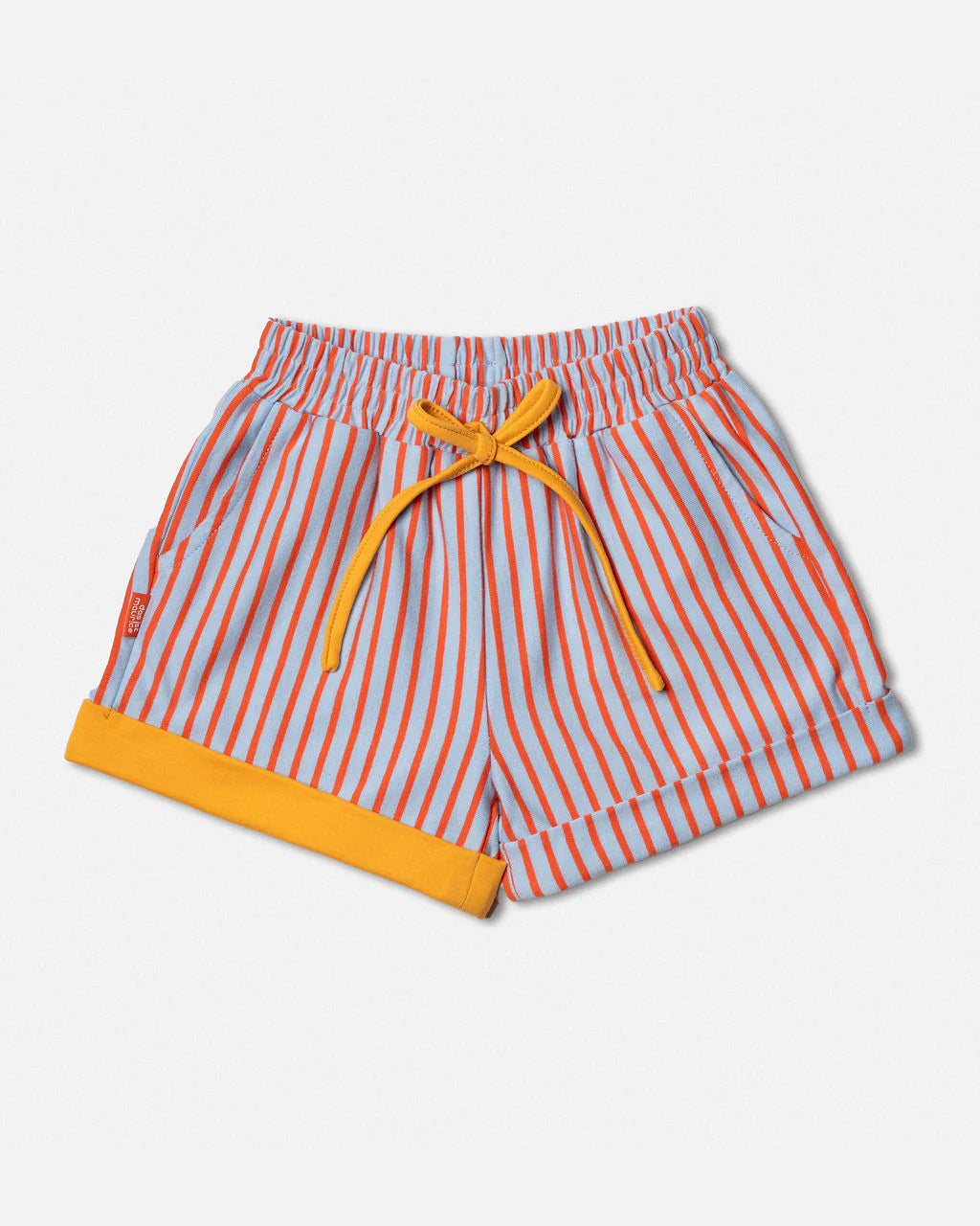 Das ist Maurice blue and Orange striped shorts