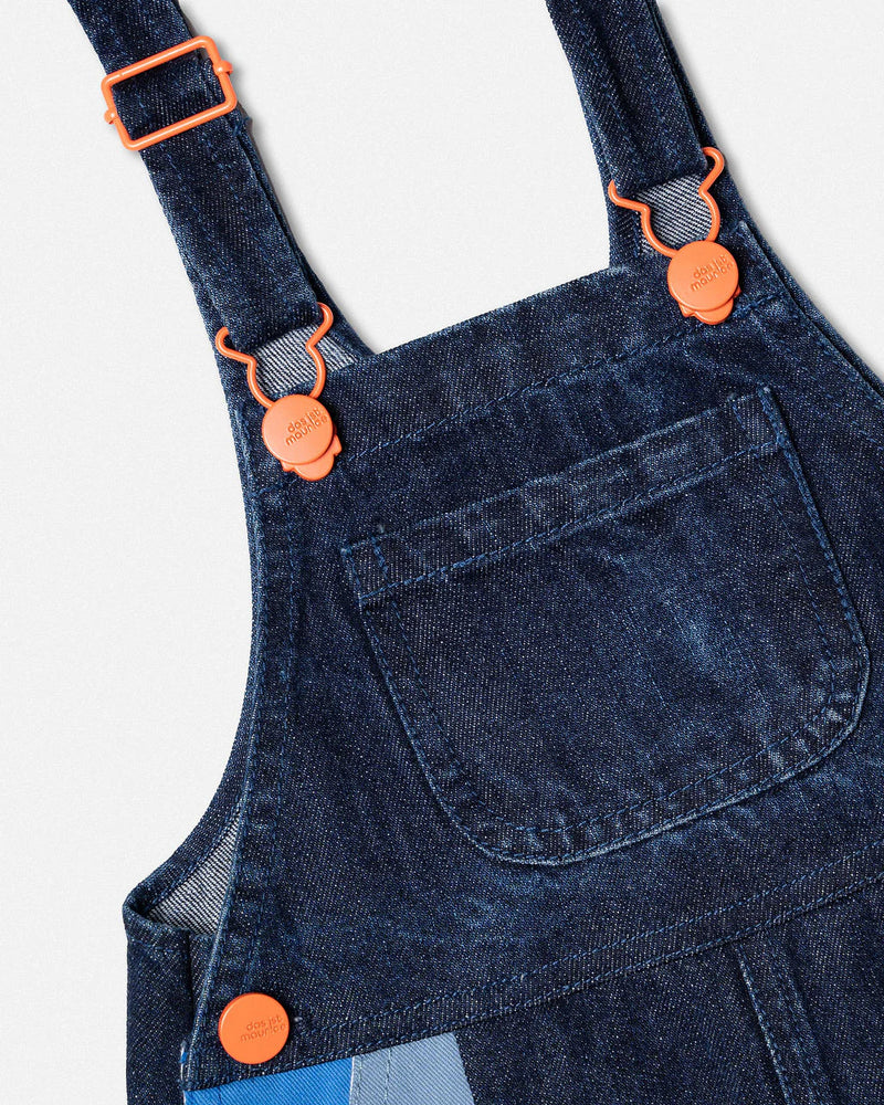 Das ist Maurice shorts overalls denim dark wash
