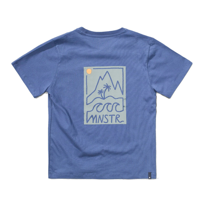 Munster Alps Tee Dk Denim