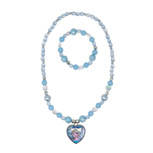 Disney frozen Elsa necklace & bracelet set
