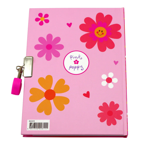 Pink Poppy Butterfly Skies Strawberry Scented Diary