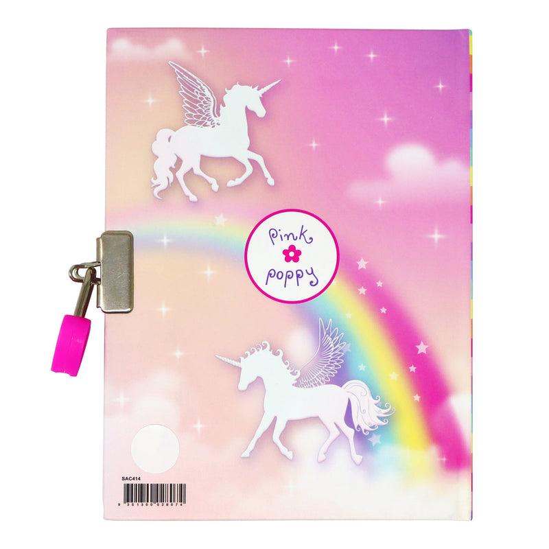 Pink Poppy Unicorn Dreamer Strawberry Scented Diary