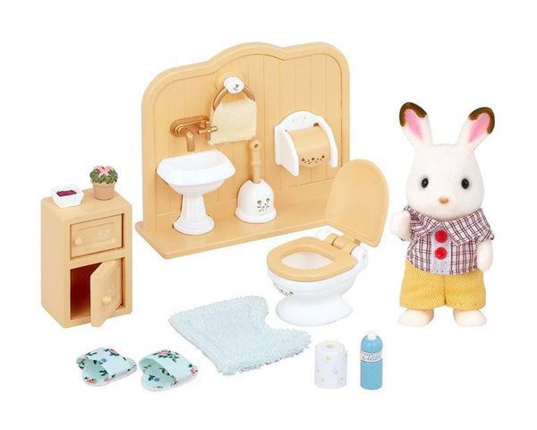 Sylvanian families chocolate rabbit brother set