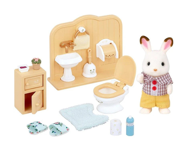 Sylvanian families chocolate rabbit brother set