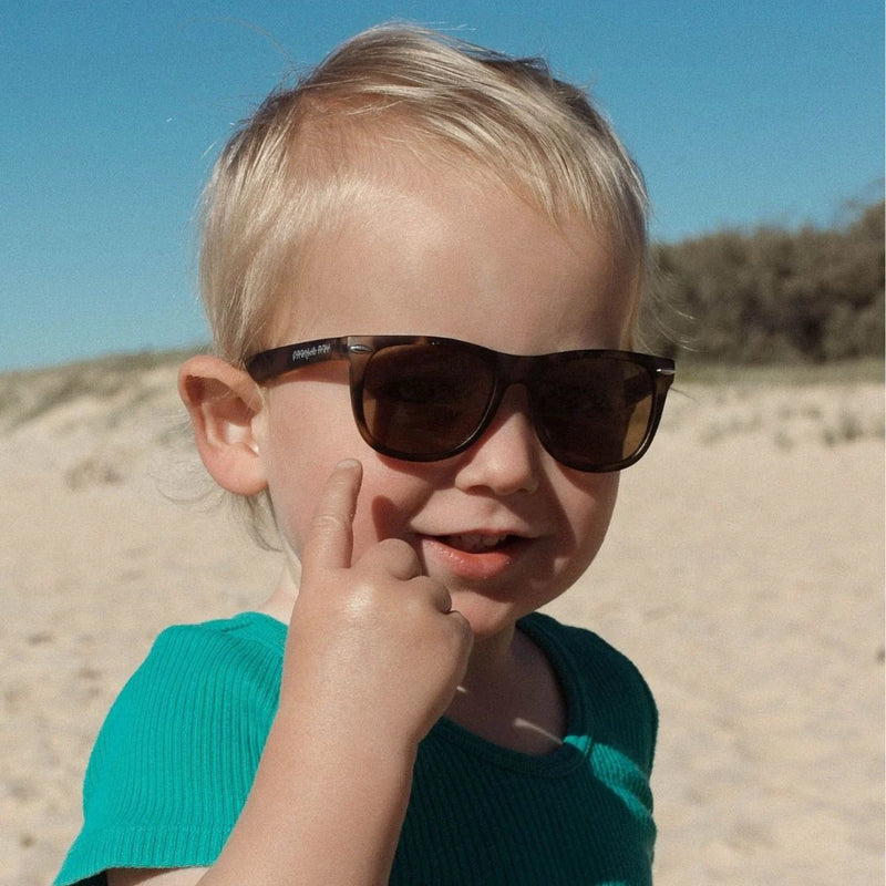 Frankie Ray Sunglasses Mini Gadget Khaki Tort - 0-2 years