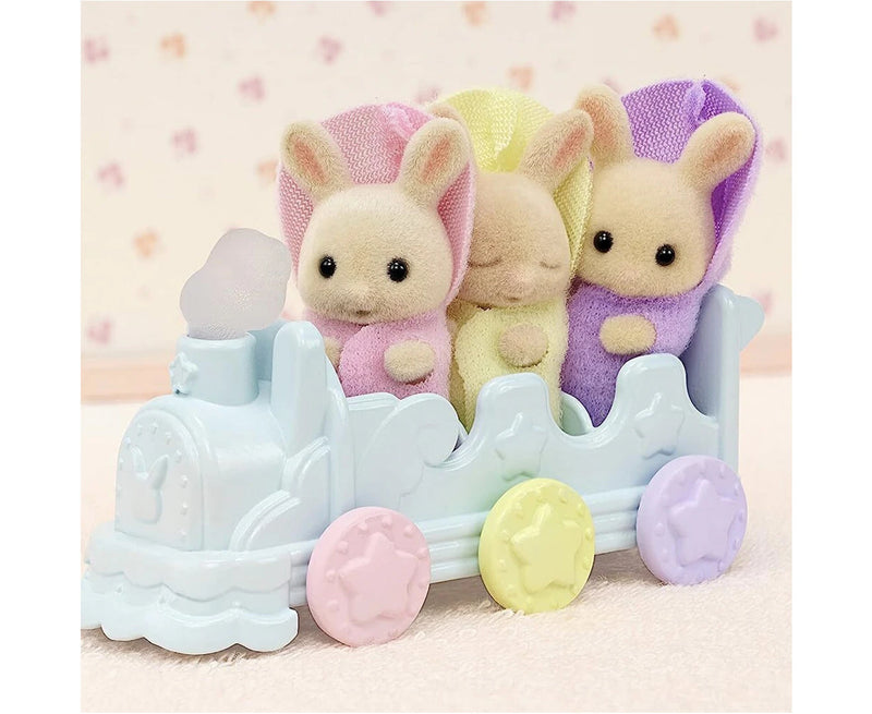 Sylvanian families triplets baby bathtime set