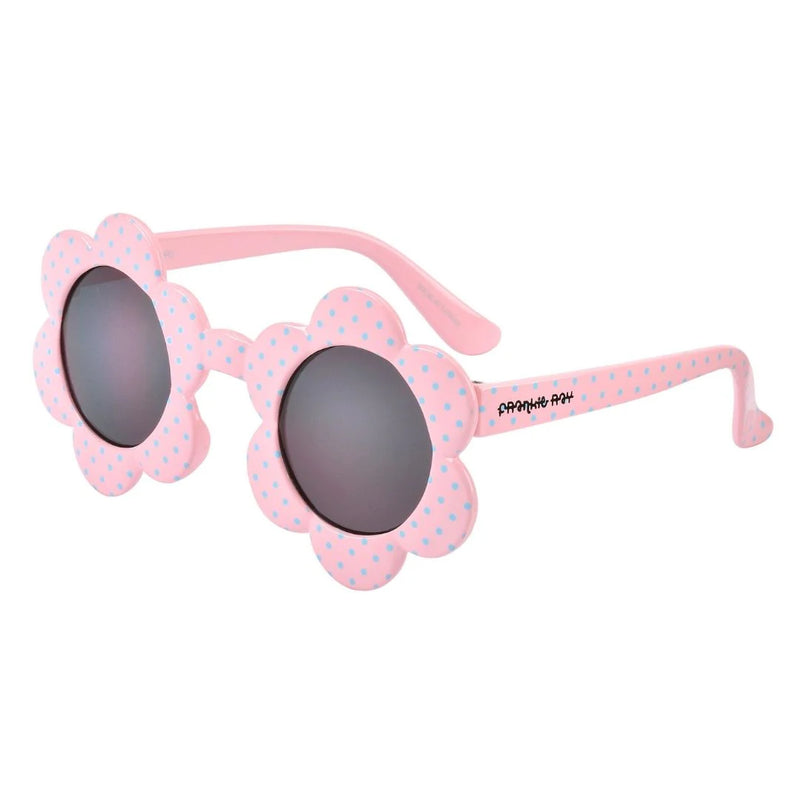 Frankie Ray Sunglasses - Daisy pink and aqua spots  2-5 years