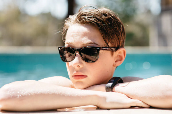 Frankie Ray Sunglasses - Gadget Black. 3+ years