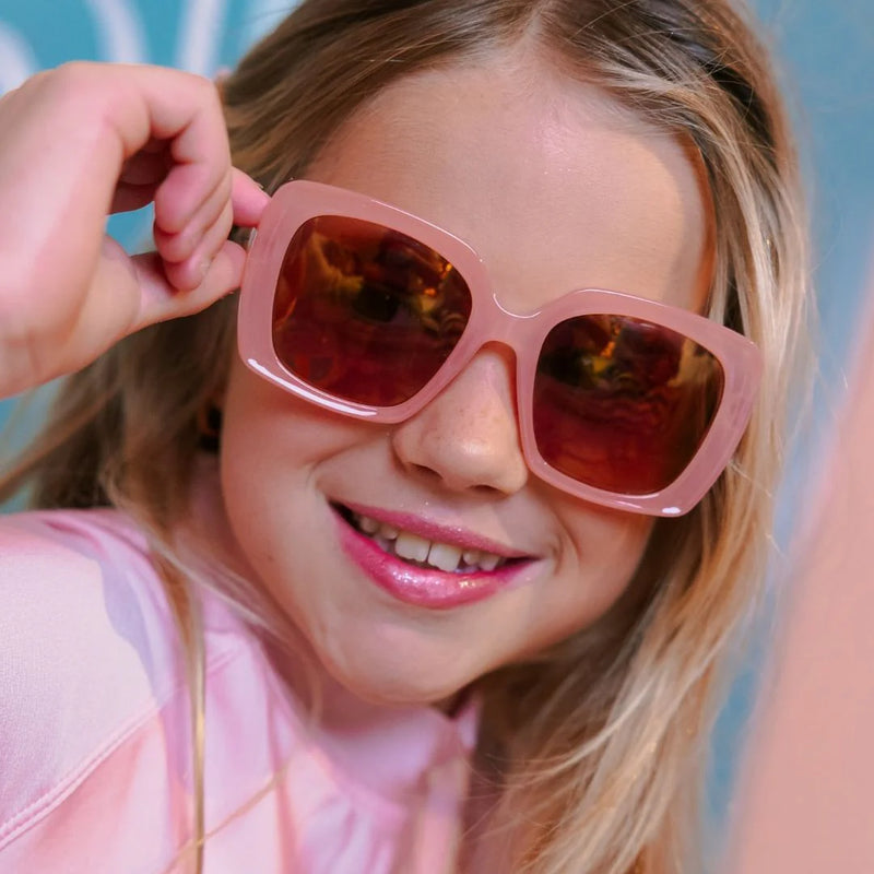 Frankie Ray Sunglasses - Bella Milky Pink  3+ years
