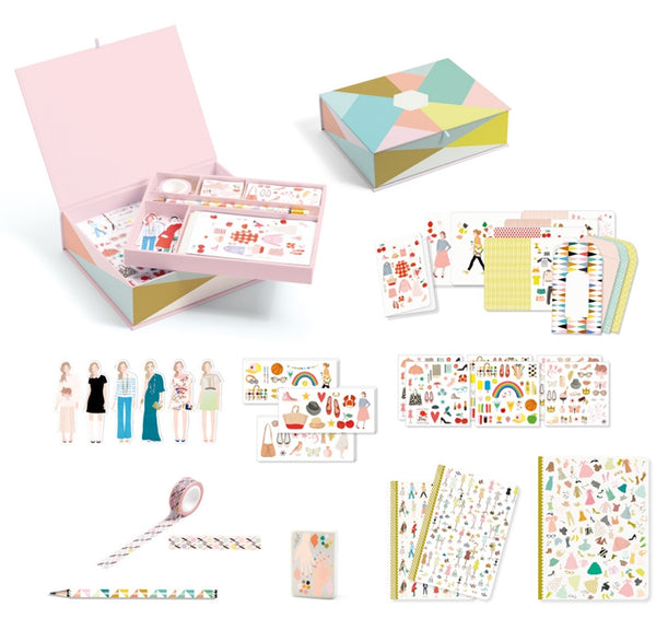 Djeco tinou stationery box set