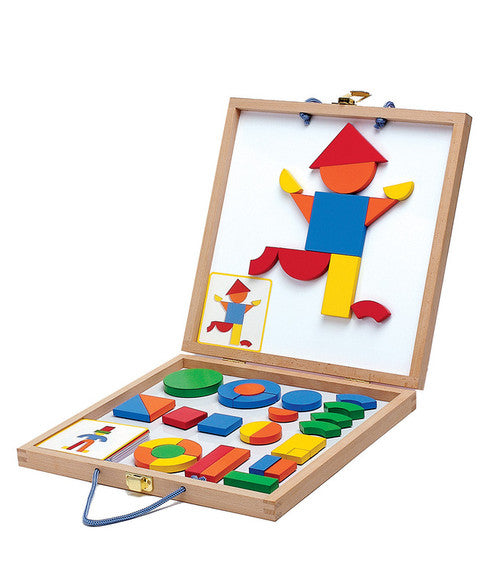 Djeco 42 piece geoform magnetic boxed set