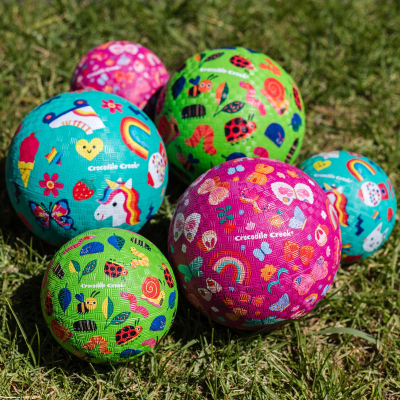 Crocodile Creek 7” Playground Ball - Butterfly field