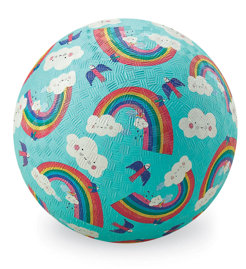 Crocodile Creek 7” Playground Ball - rainbow dreams