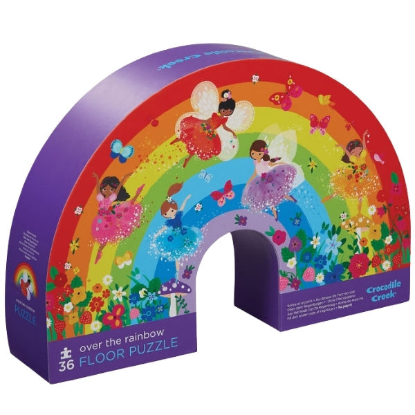Crocodile Creek classic floor puzzle over the rainbow
