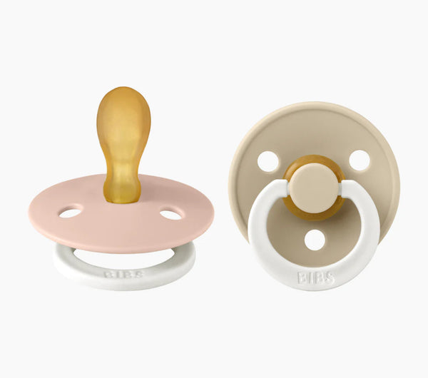 Bibs Dummies Night Glow 2 Pk Blush and Vanilla