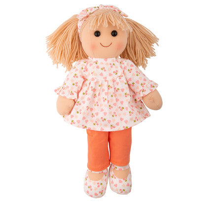 Hipscotch Collectible 35cm Rag Doll Chloe - peach toned doll