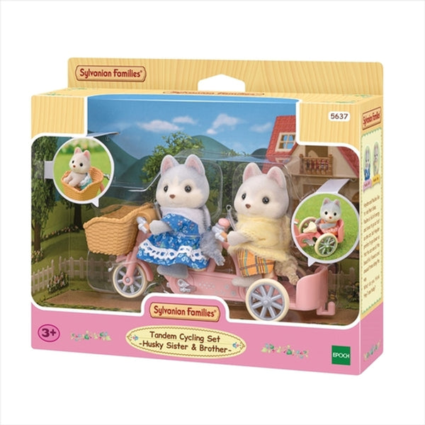 Sylvanian families tandem cycling set