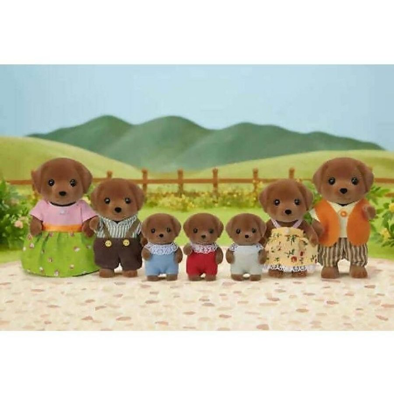 Sylvanian families Chocolate labradore family
