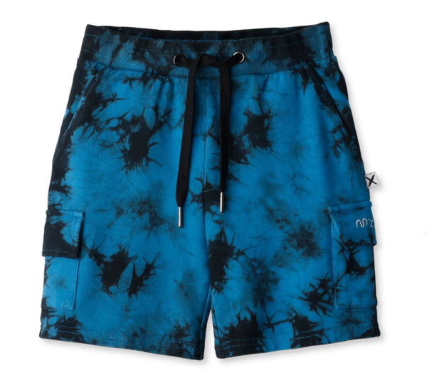 Minti Crash Cargo Shorts in Blue