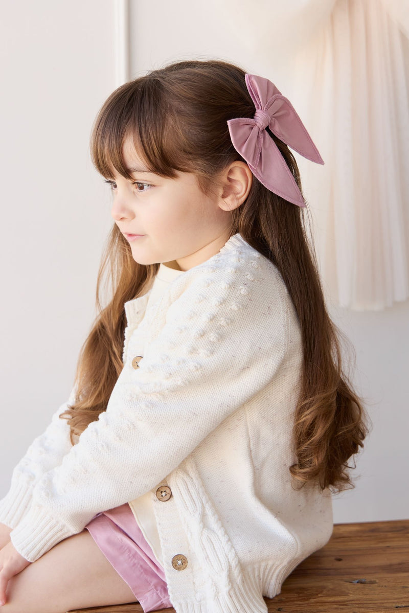 Jamie Kay Organic Cotton Muslin Bow - Flora