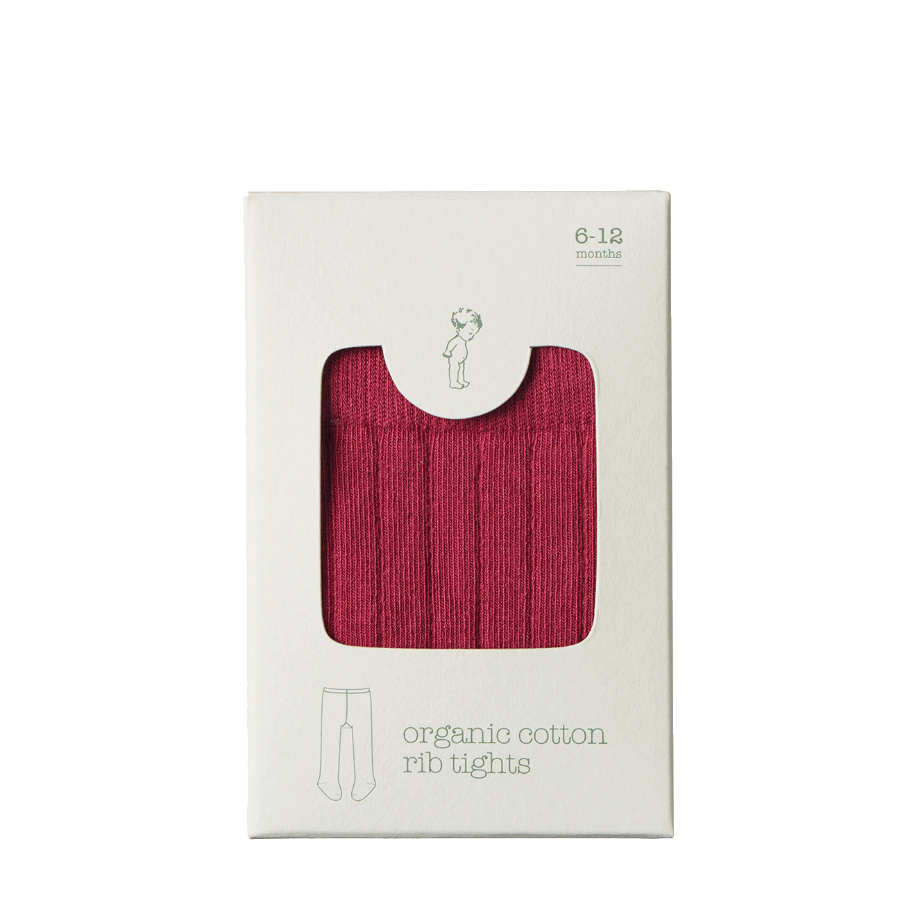 Nature Baby Organic Cotton Tights - Jam