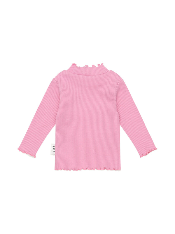 Huxbaby Peony Rib Skivvy in Pink