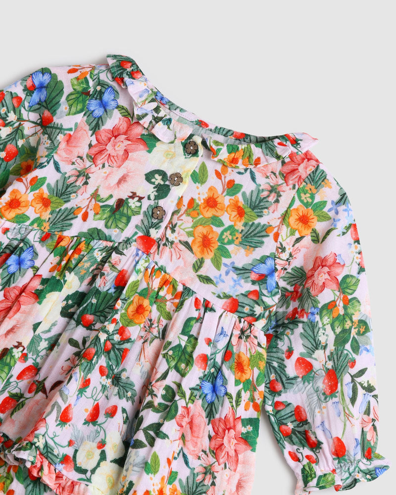 Alex & Ant Ivy Baby Dress in Strawberry Pink