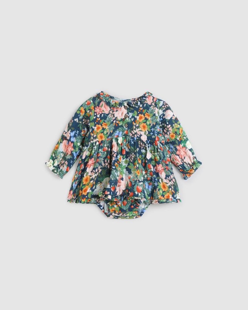Alex & Ant Ivy Baby Dress in Strawberry Navy