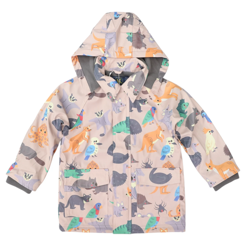 Korango Australian Animal Raincoat in Beige
